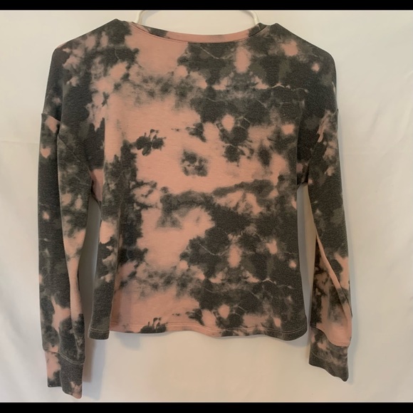 Girls Justice Active Lace Up Sweatshirt Crop Top - Picture 4 of 4